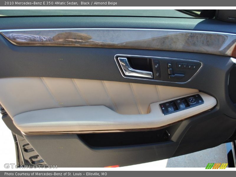 Black / Almond Beige 2010 Mercedes-Benz E 350 4Matic Sedan
