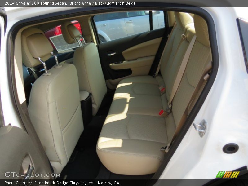 Bright White / Black/Light Frost Beige 2014 Chrysler 200 Touring Sedan
