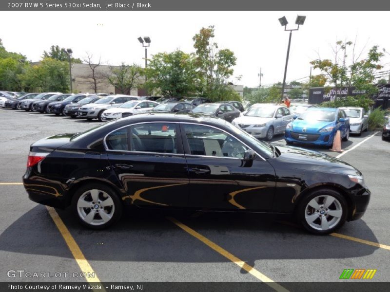 Jet Black / Black 2007 BMW 5 Series 530xi Sedan
