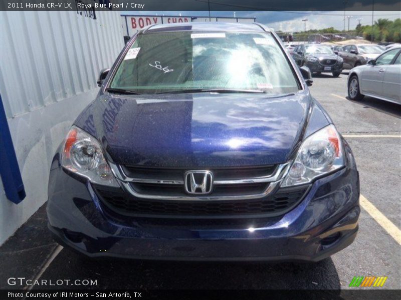 Royal Blue Pearl / Gray 2011 Honda CR-V LX