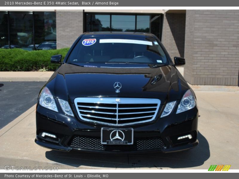 Black / Almond Beige 2010 Mercedes-Benz E 350 4Matic Sedan