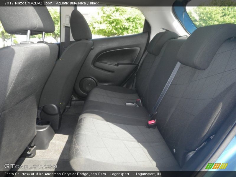 Aquatic Blue Mica / Black 2012 Mazda MAZDA2 Sport
