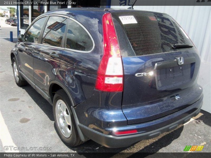 Royal Blue Pearl / Gray 2011 Honda CR-V LX