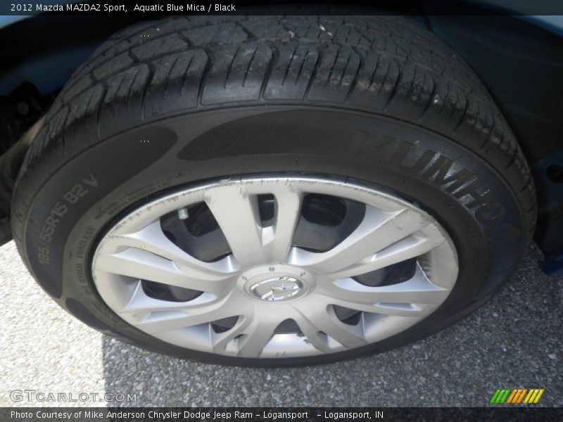 Aquatic Blue Mica / Black 2012 Mazda MAZDA2 Sport