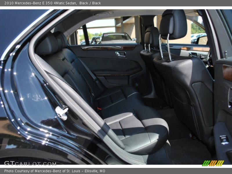 Black / Black 2010 Mercedes-Benz E 350 4Matic Sedan