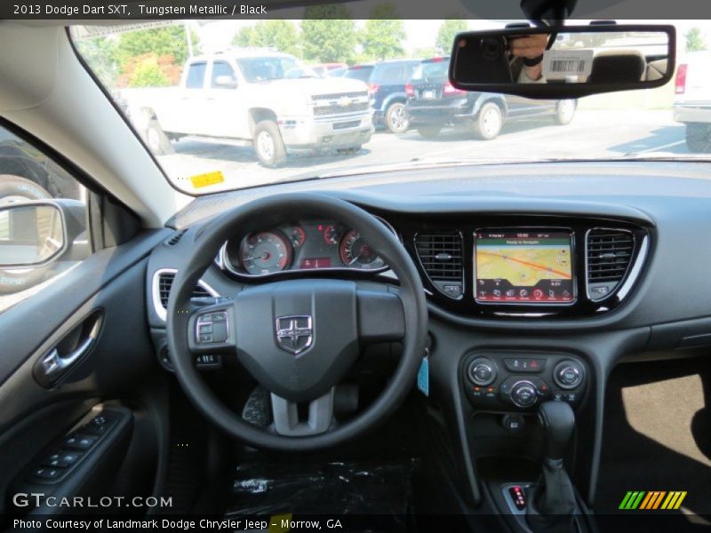 Tungsten Metallic / Black 2013 Dodge Dart SXT