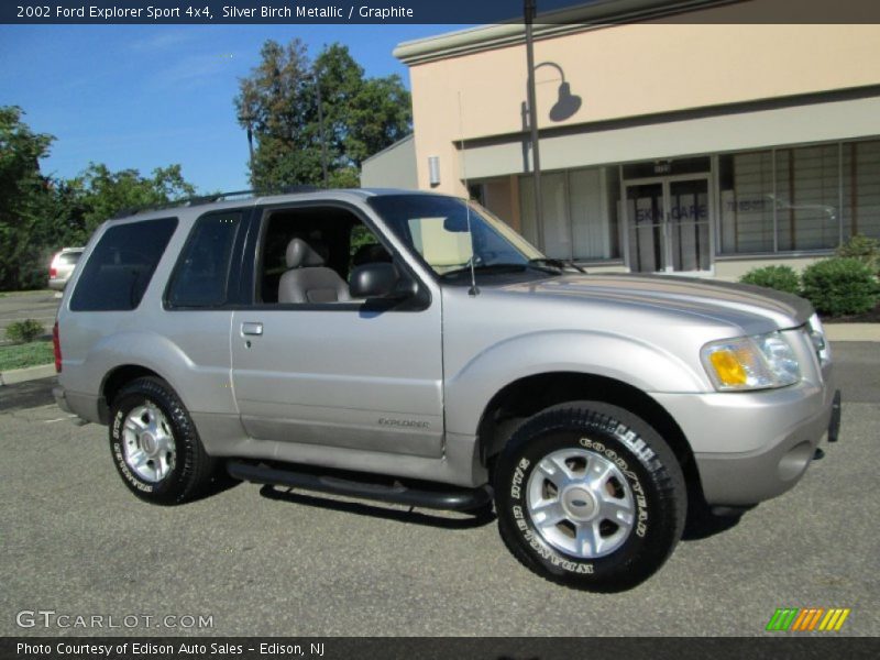 Silver Birch Metallic / Graphite 2002 Ford Explorer Sport 4x4