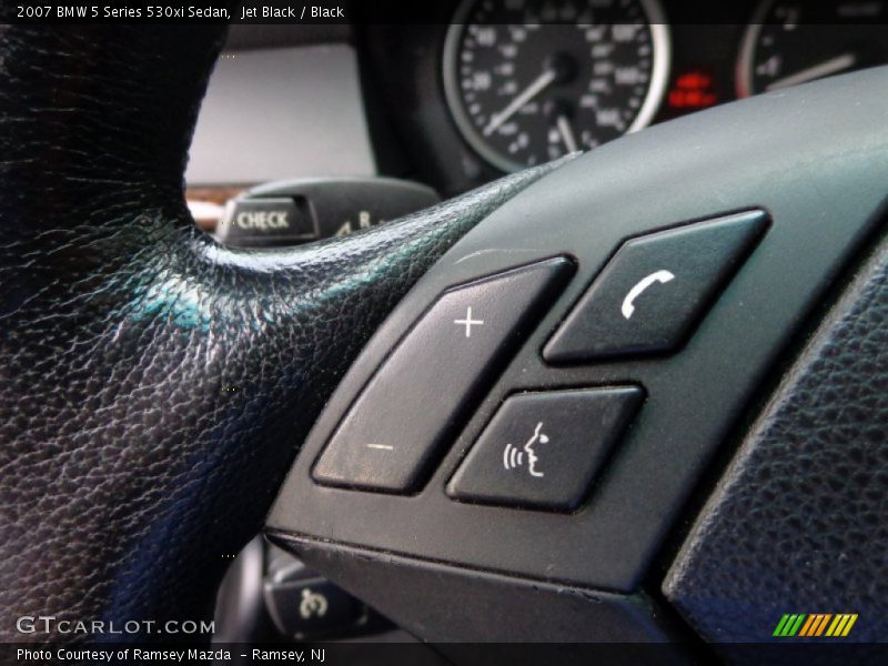 Jet Black / Black 2007 BMW 5 Series 530xi Sedan
