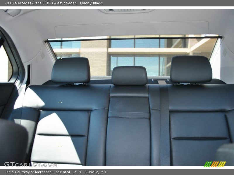 Black / Black 2010 Mercedes-Benz E 350 4Matic Sedan