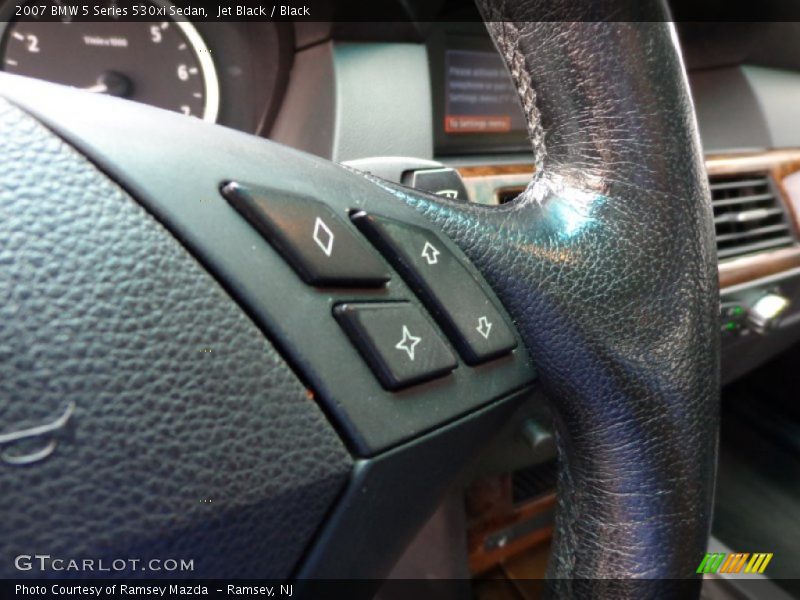 Jet Black / Black 2007 BMW 5 Series 530xi Sedan