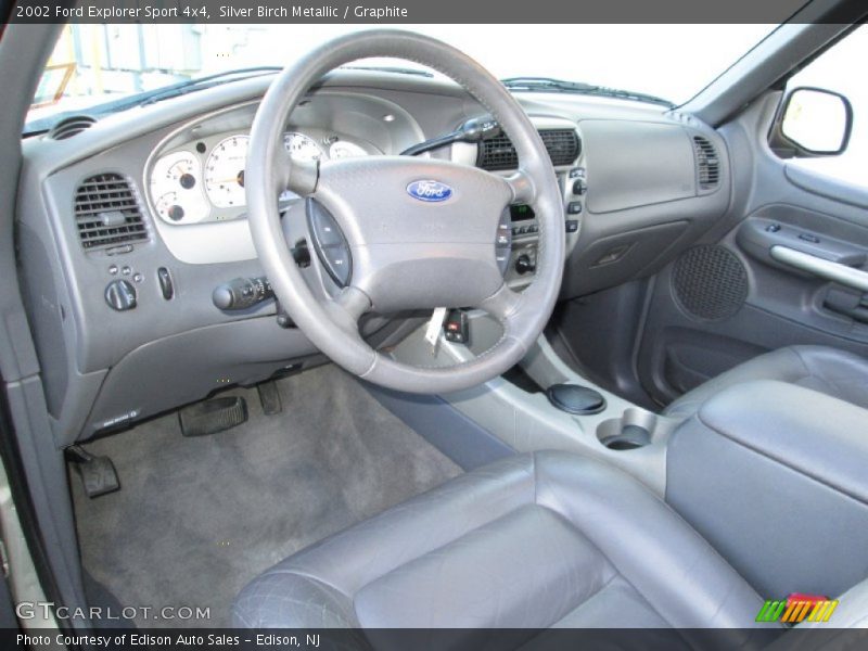 Graphite Interior - 2002 Explorer Sport 4x4 