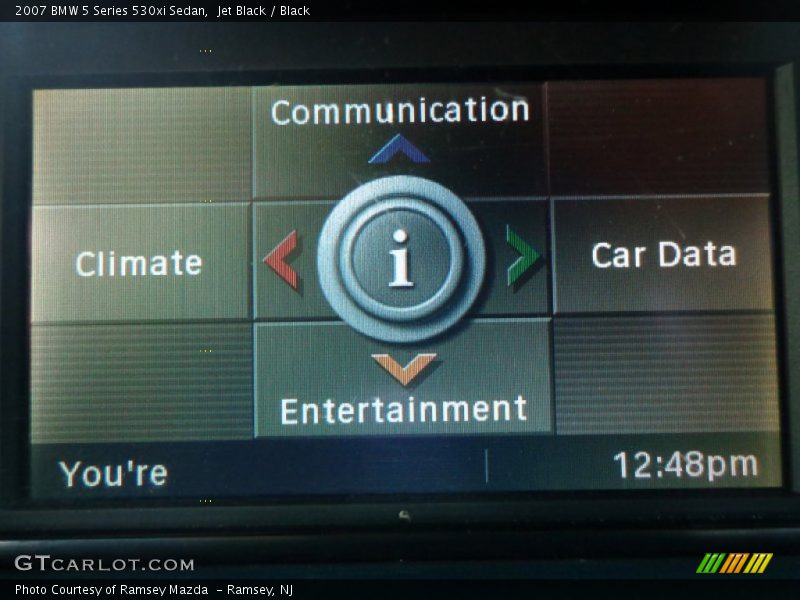 Jet Black / Black 2007 BMW 5 Series 530xi Sedan