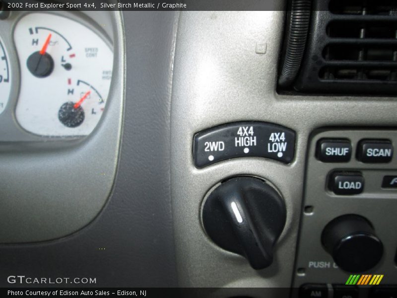 Controls of 2002 Explorer Sport 4x4
