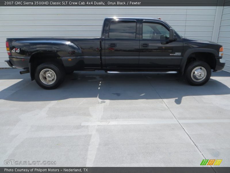 Onyx Black / Pewter 2007 GMC Sierra 3500HD Classic SLT Crew Cab 4x4 Dually