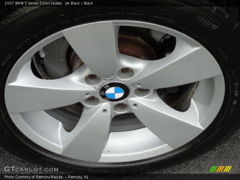 Jet Black / Black 2007 BMW 5 Series 530xi Sedan