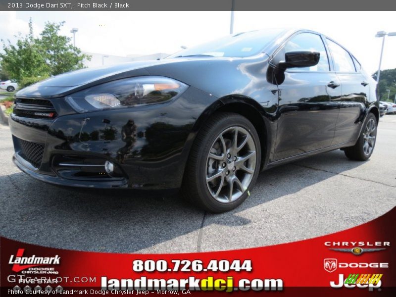 Pitch Black / Black 2013 Dodge Dart SXT