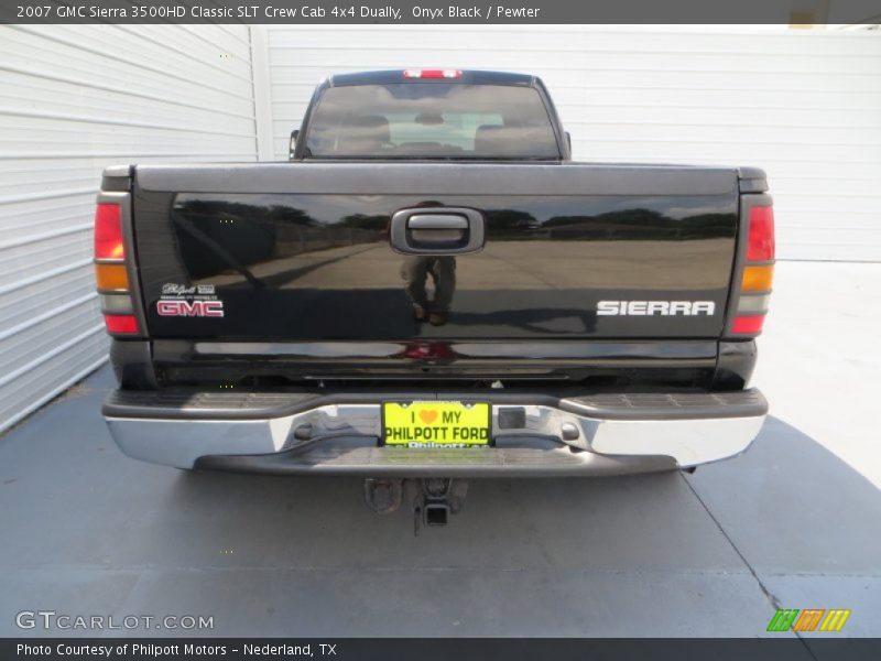 Onyx Black / Pewter 2007 GMC Sierra 3500HD Classic SLT Crew Cab 4x4 Dually