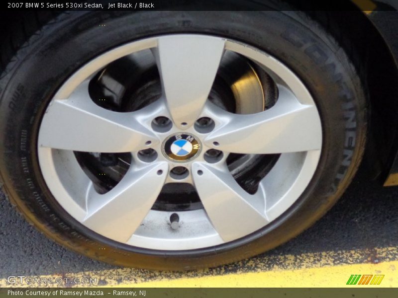Jet Black / Black 2007 BMW 5 Series 530xi Sedan