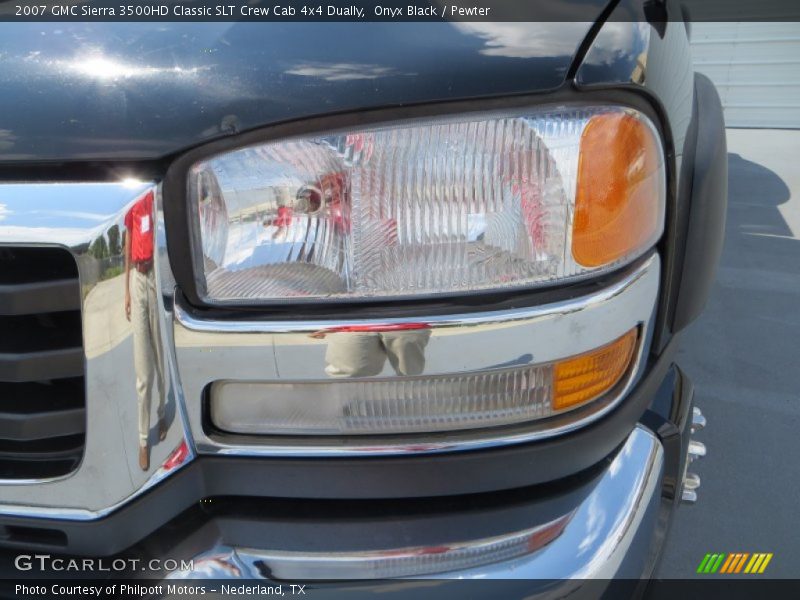 Onyx Black / Pewter 2007 GMC Sierra 3500HD Classic SLT Crew Cab 4x4 Dually