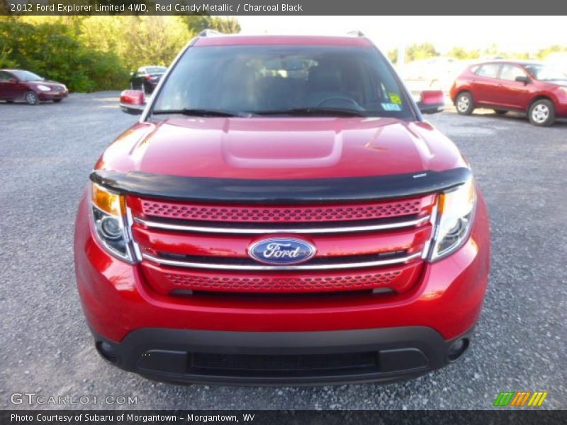 Red Candy Metallic / Charcoal Black 2012 Ford Explorer Limited 4WD