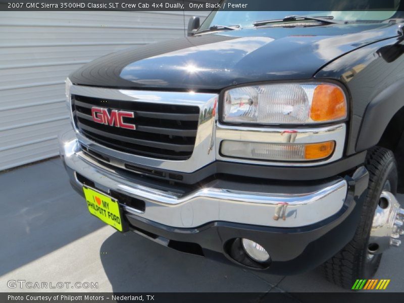 Onyx Black / Pewter 2007 GMC Sierra 3500HD Classic SLT Crew Cab 4x4 Dually