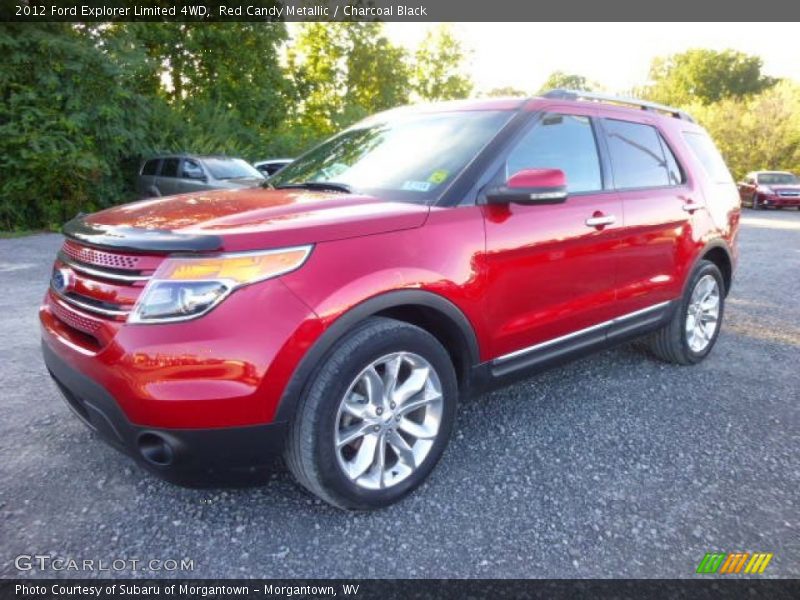 Red Candy Metallic / Charcoal Black 2012 Ford Explorer Limited 4WD