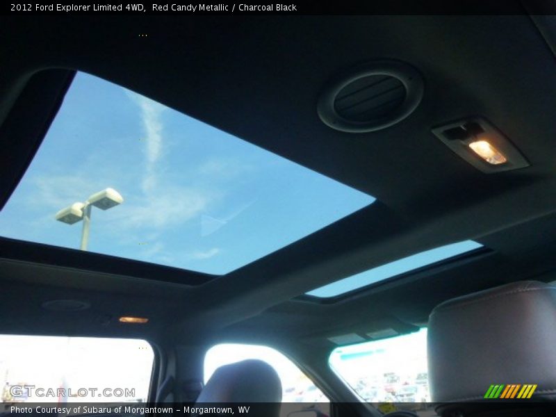 Red Candy Metallic / Charcoal Black 2012 Ford Explorer Limited 4WD