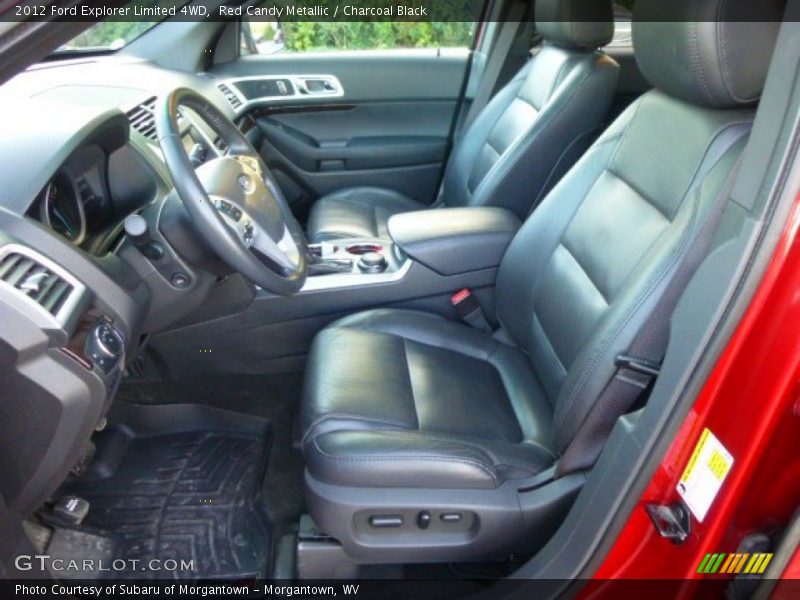 Red Candy Metallic / Charcoal Black 2012 Ford Explorer Limited 4WD