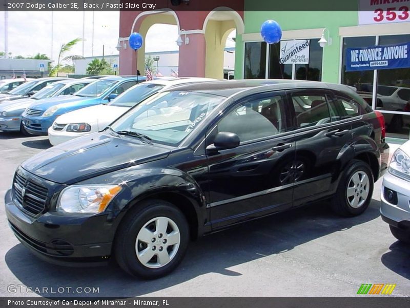 Black / Pastel Slate Gray 2007 Dodge Caliber SE