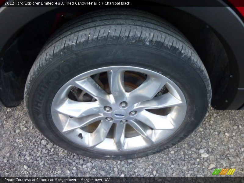 Red Candy Metallic / Charcoal Black 2012 Ford Explorer Limited 4WD