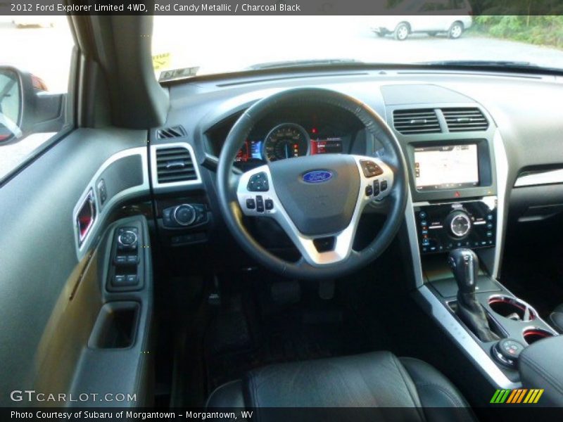 Red Candy Metallic / Charcoal Black 2012 Ford Explorer Limited 4WD