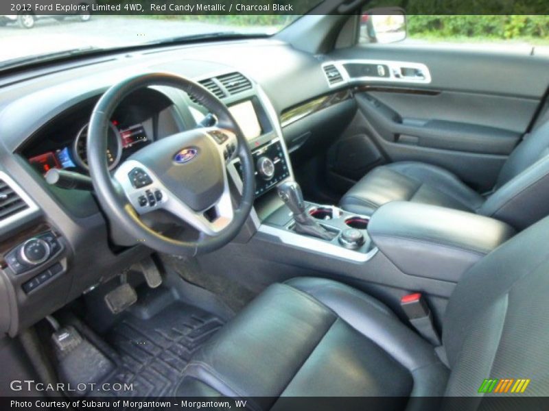 Red Candy Metallic / Charcoal Black 2012 Ford Explorer Limited 4WD