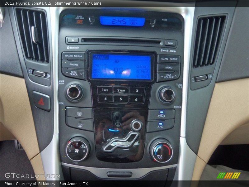 Shimmering White / Camel 2013 Hyundai Sonata GLS