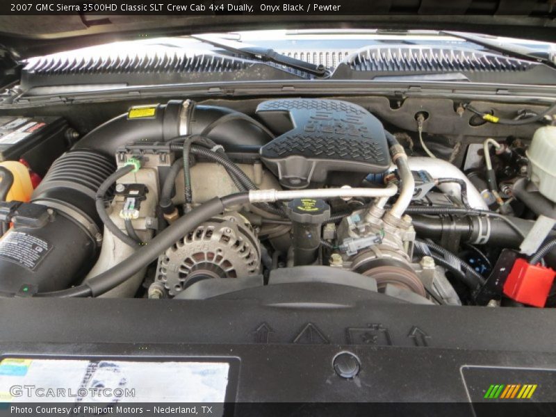 Onyx Black / Pewter 2007 GMC Sierra 3500HD Classic SLT Crew Cab 4x4 Dually