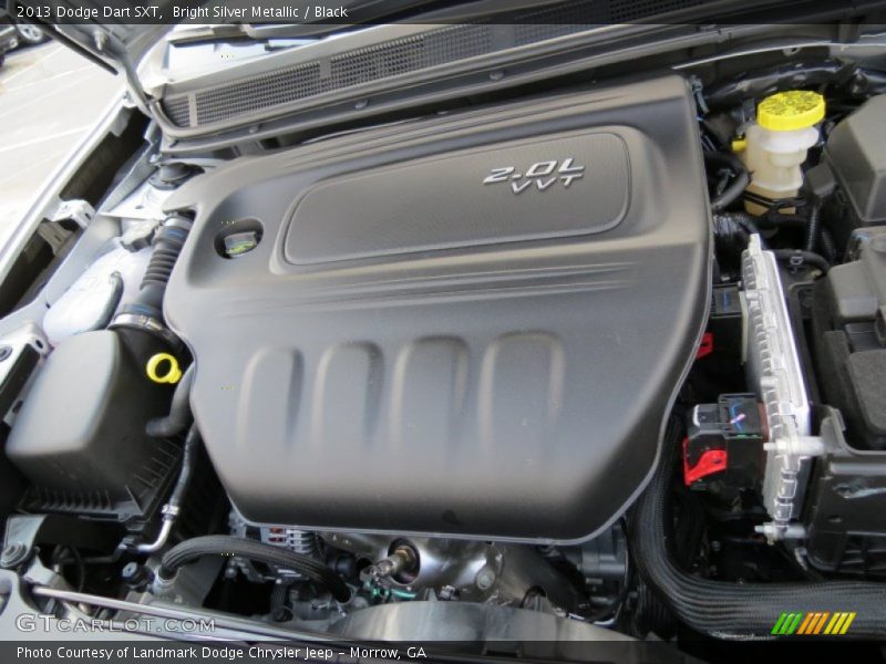 Bright Silver Metallic / Black 2013 Dodge Dart SXT
