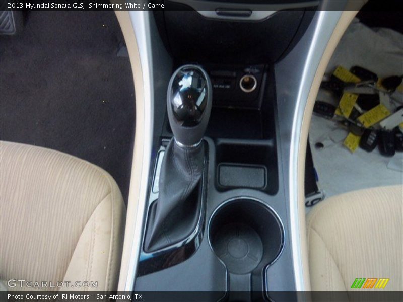 Shimmering White / Camel 2013 Hyundai Sonata GLS