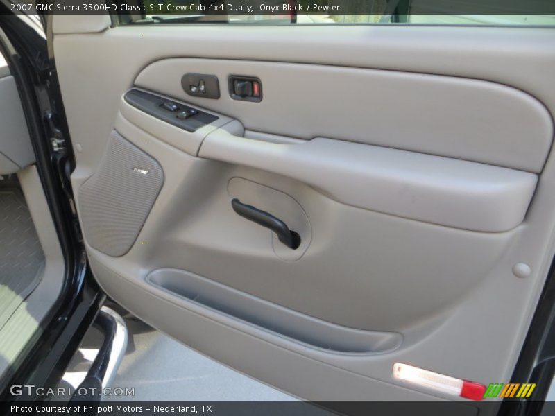 Onyx Black / Pewter 2007 GMC Sierra 3500HD Classic SLT Crew Cab 4x4 Dually