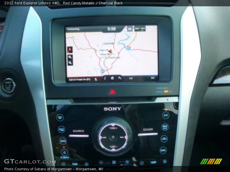 Red Candy Metallic / Charcoal Black 2012 Ford Explorer Limited 4WD
