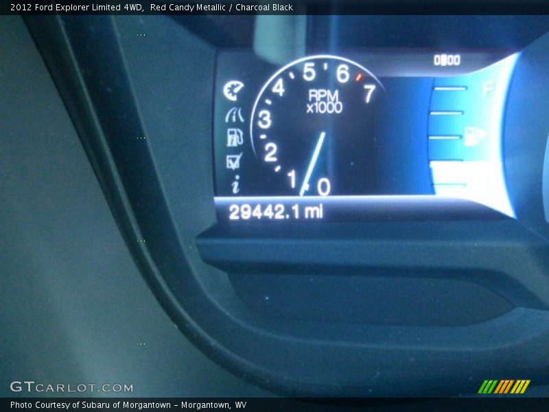 Red Candy Metallic / Charcoal Black 2012 Ford Explorer Limited 4WD