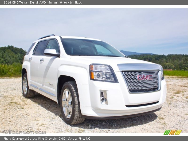 Summit White / Jet Black 2014 GMC Terrain Denali AWD