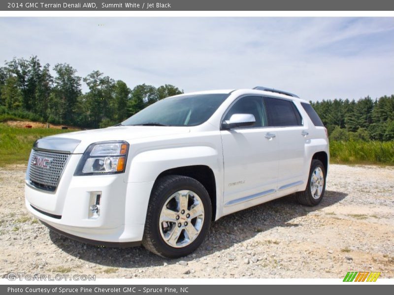 Summit White / Jet Black 2014 GMC Terrain Denali AWD