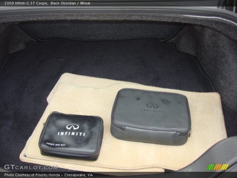 Black Obsidian / Wheat 2009 Infiniti G 37 Coupe