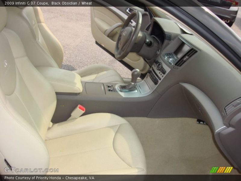 Black Obsidian / Wheat 2009 Infiniti G 37 Coupe