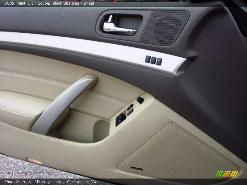 Black Obsidian / Wheat 2009 Infiniti G 37 Coupe