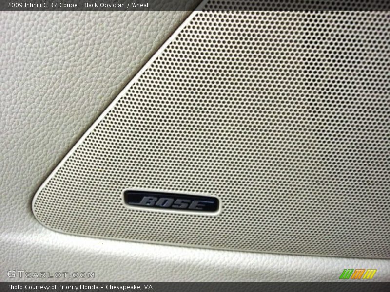 Black Obsidian / Wheat 2009 Infiniti G 37 Coupe