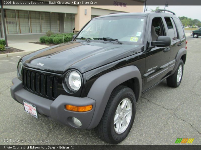 Black Clearcoat / Dark Slate Gray 2003 Jeep Liberty Sport 4x4