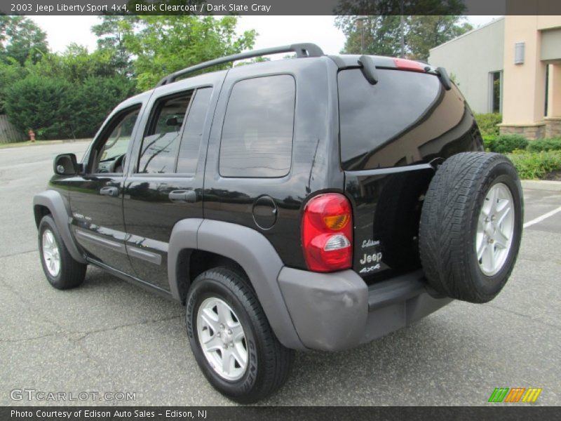 Black Clearcoat / Dark Slate Gray 2003 Jeep Liberty Sport 4x4
