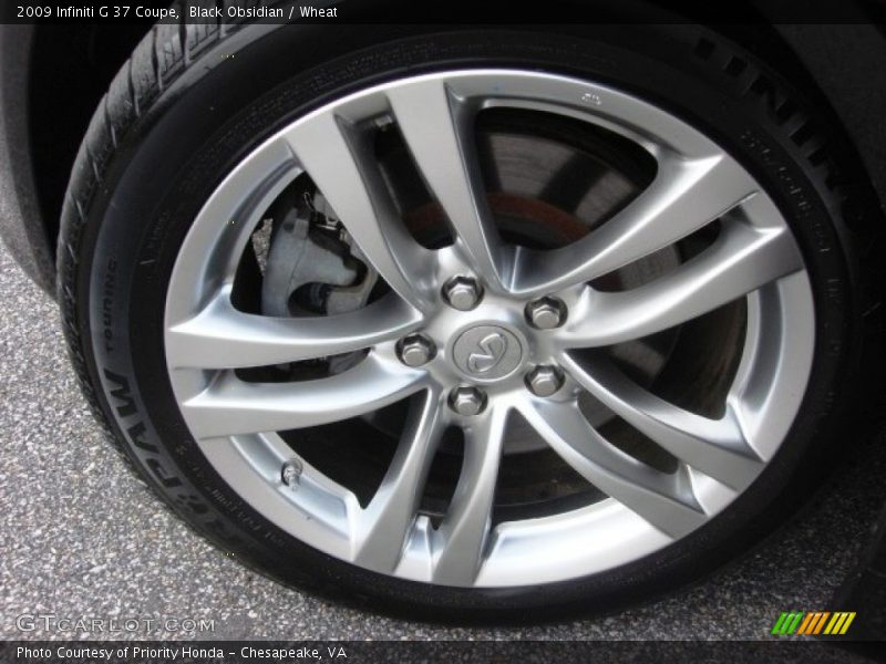 Black Obsidian / Wheat 2009 Infiniti G 37 Coupe