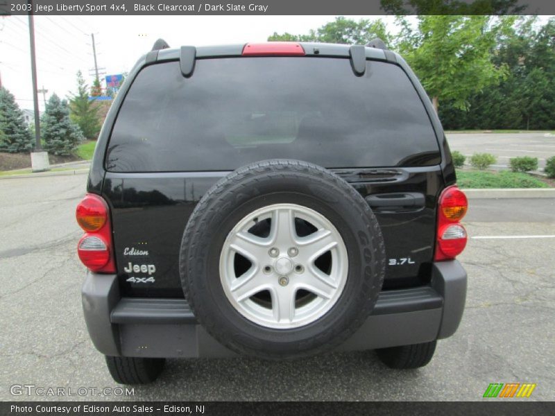 Black Clearcoat / Dark Slate Gray 2003 Jeep Liberty Sport 4x4