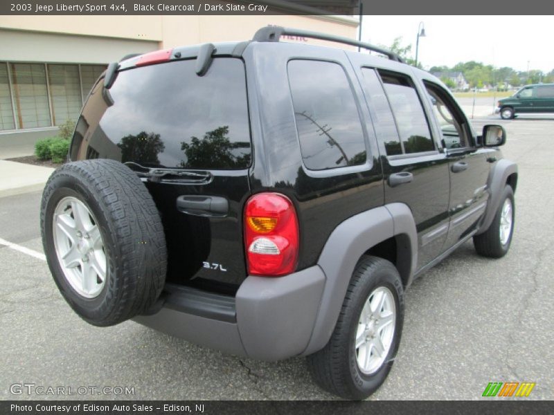 Black Clearcoat / Dark Slate Gray 2003 Jeep Liberty Sport 4x4